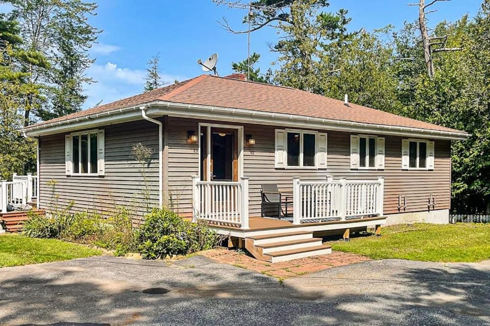 Property building, Spring, Day, Garden