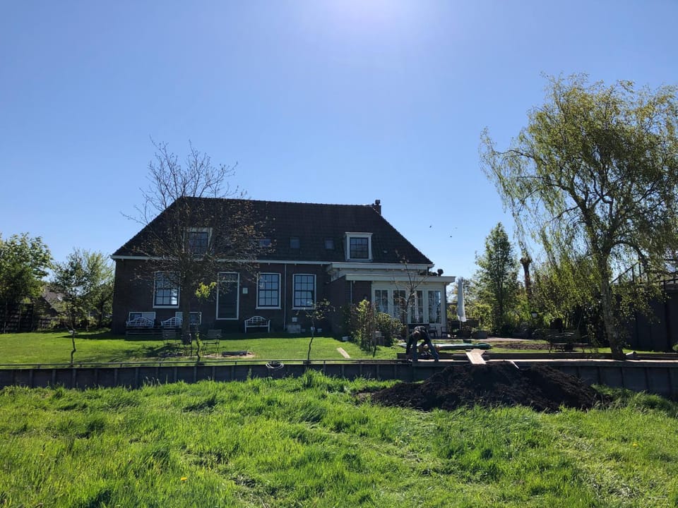 Property building, Garden view