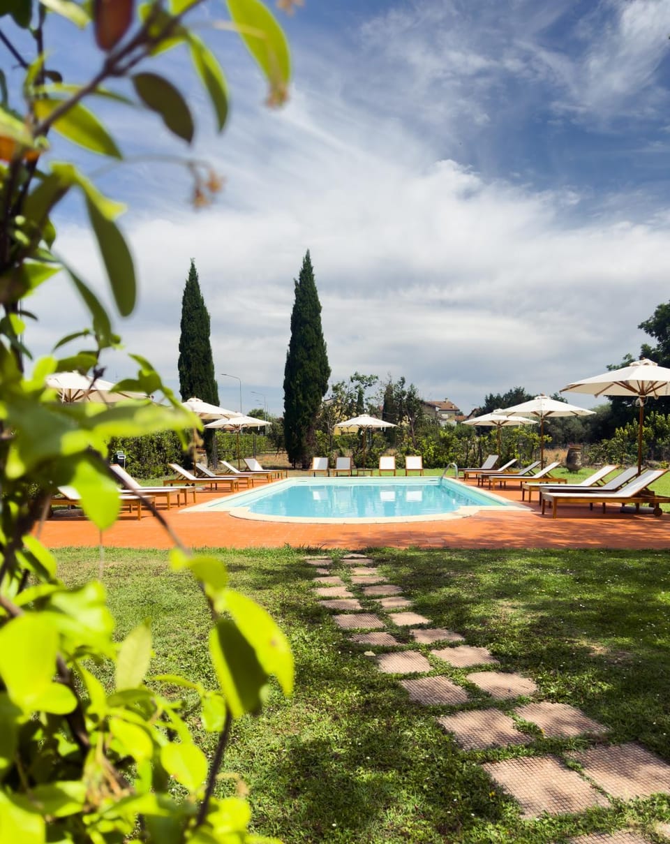 Garden, Garden view, Pool view, Swimming pool, sunbed