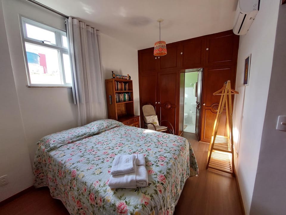 Bed, Photo of the whole room, Bedroom, towels, wardrobe