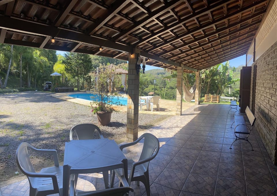 Patio, Garden, Swimming pool