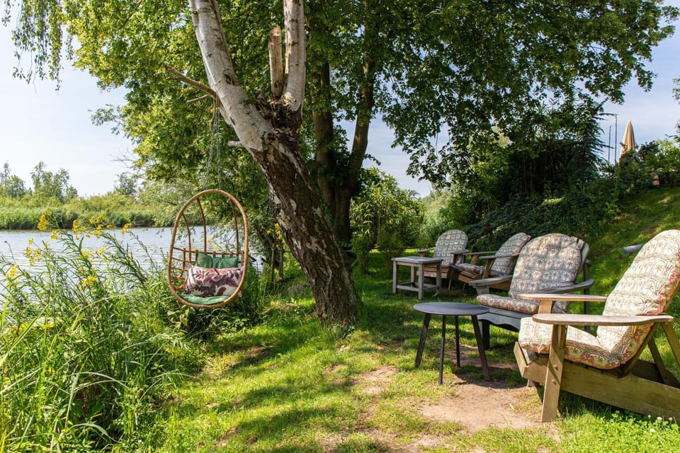 Day, Garden, Balcony/Terrace, Seating area, River view