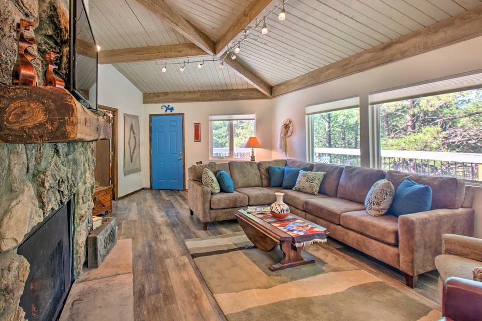 Angel Fire Home w/ Deck ~ 3 Mi to Ski Resort! House in Angel Fire
