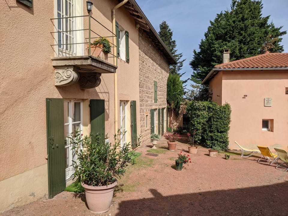 Property building, Garden, Inner courtyard view