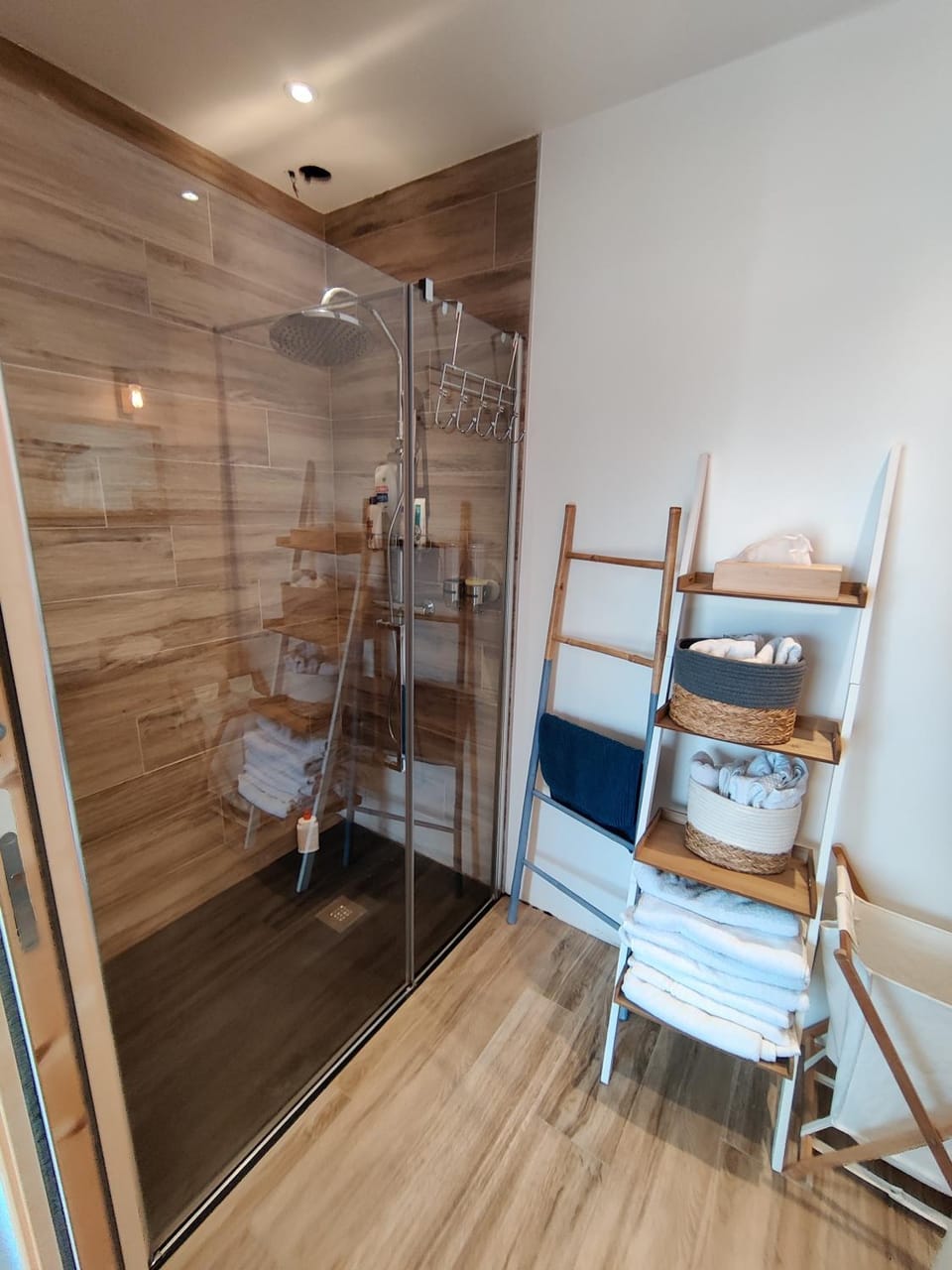 Shower, Bathroom, towels