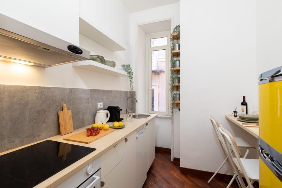 dishwasher, oven, stove, kitchen