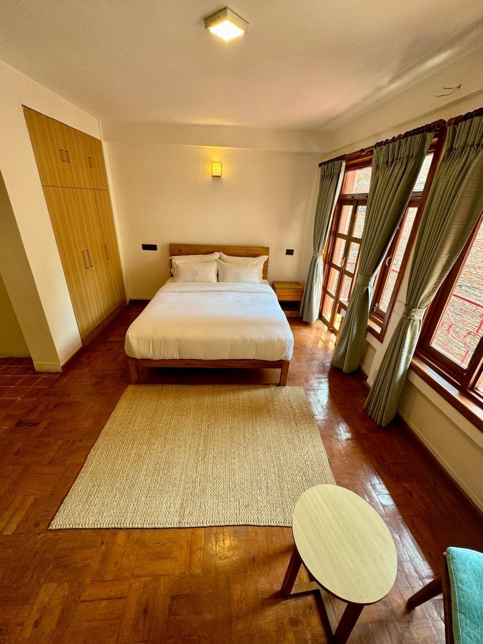 Shower, Bed, Balcony/Terrace, Kitchen or kitchenette, Living room, Photo of the whole room, Seating area, Bedroom, furniture, minibar, stove, wardrobe, kitchen