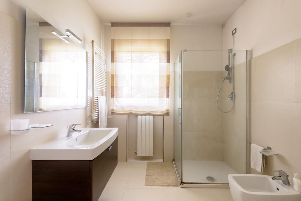 Shower, Toilet, Bathroom, towels