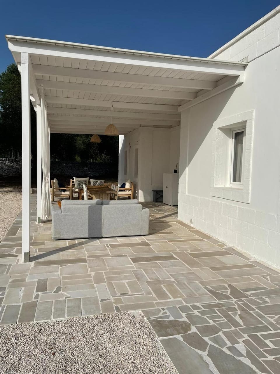 Property building, Patio