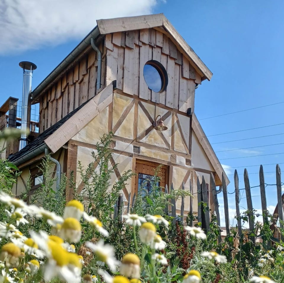 Property building, Spring, Garden, Garden view