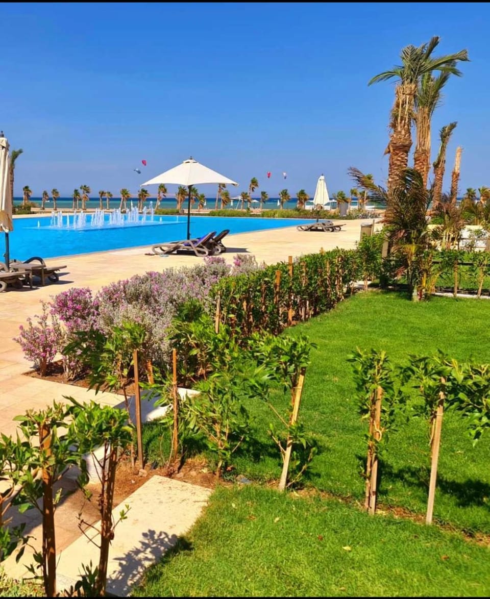Garden, Sea view