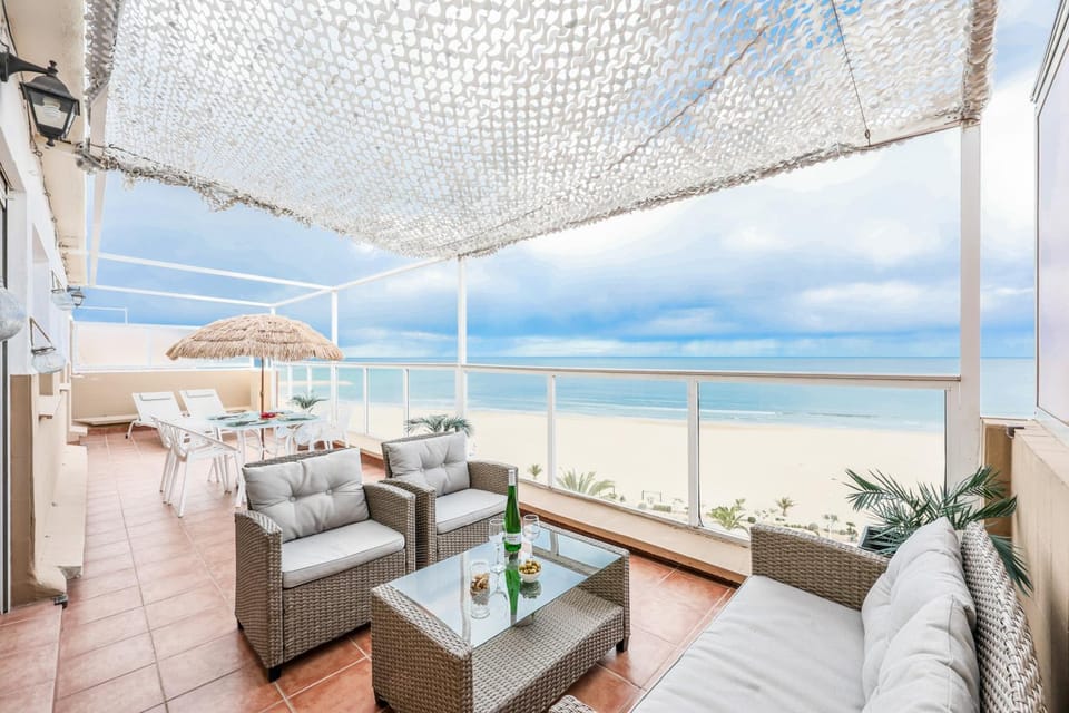Natural landscape, View (from property/room), Balcony/Terrace, Sea view