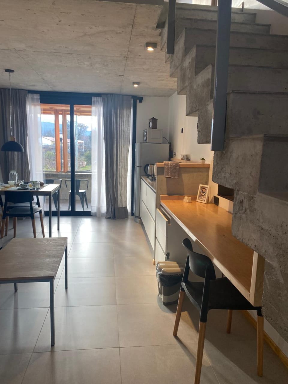 Living room, Seating area, Dining area