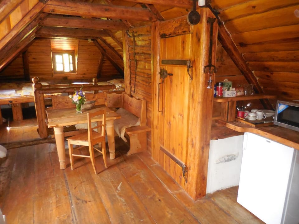 Kitchen or kitchenette, minibar