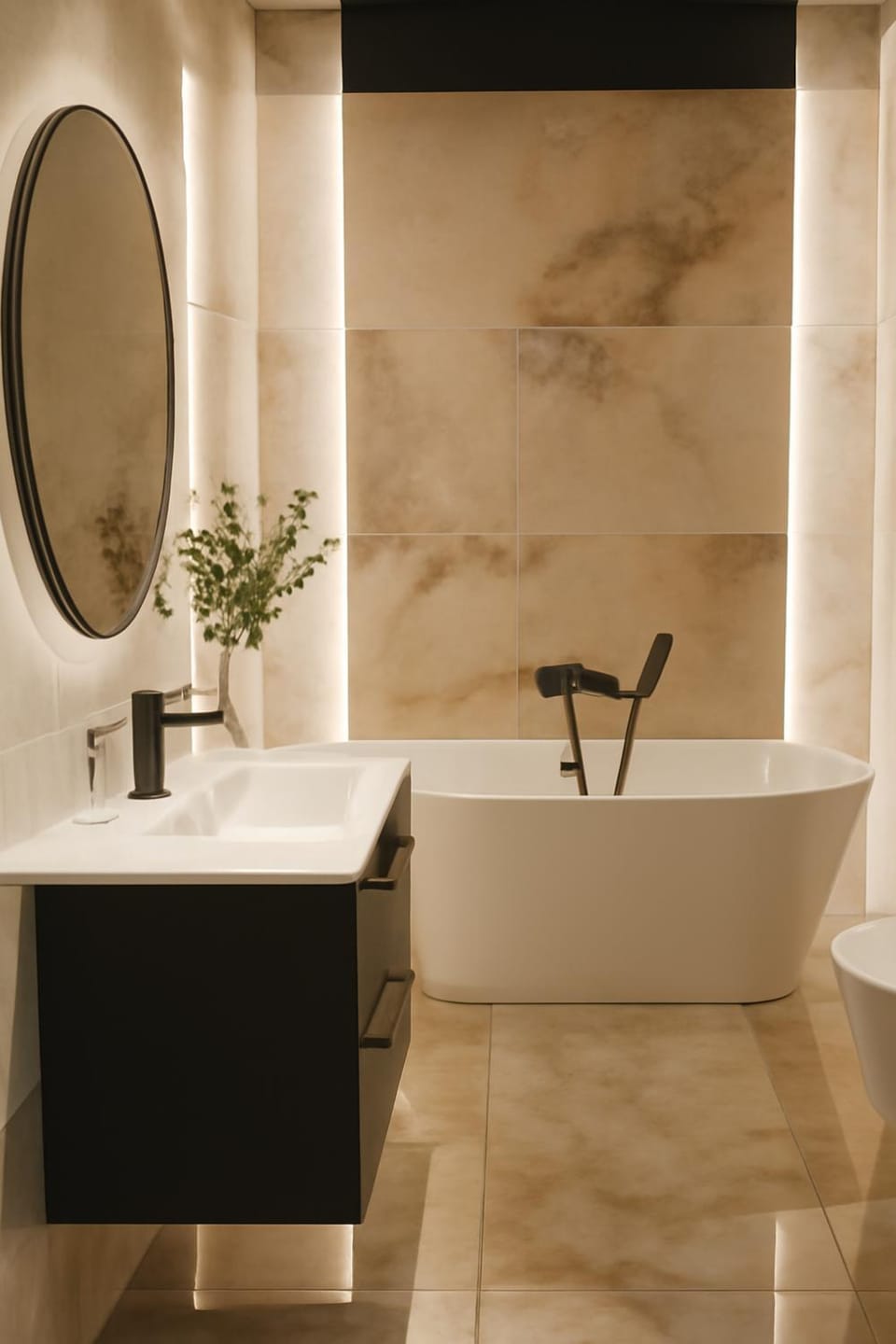Toilet, Bathroom, Bath, hair dryier, towels, washing machine