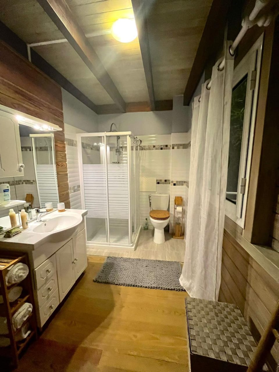 Shower, Toilet, towels