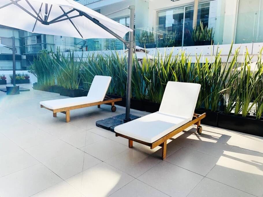 Nuevo! Loft hermoso con alberca. Wi-Fi Rapido. Apartment in Mexico City