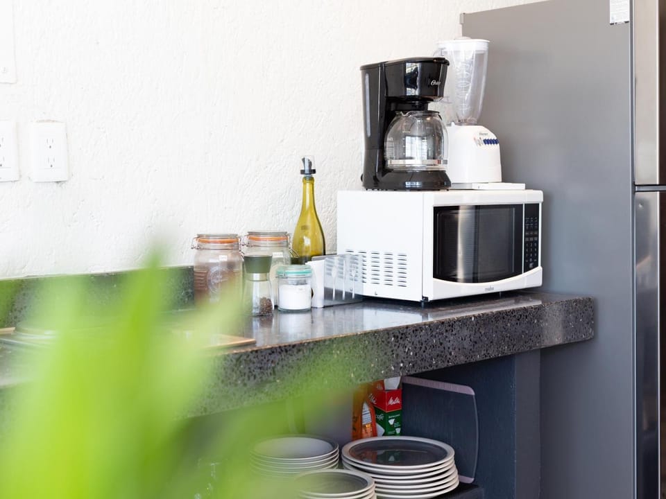 Coffee/tea facilities, Kitchen or kitchenette, minibar, kitchen