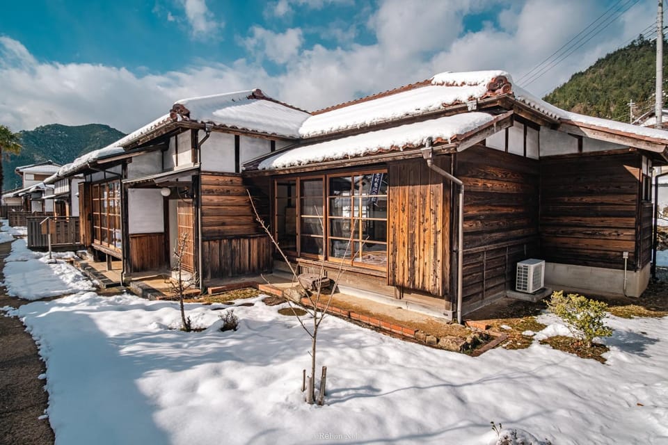 Property building, Winter, Mountain view