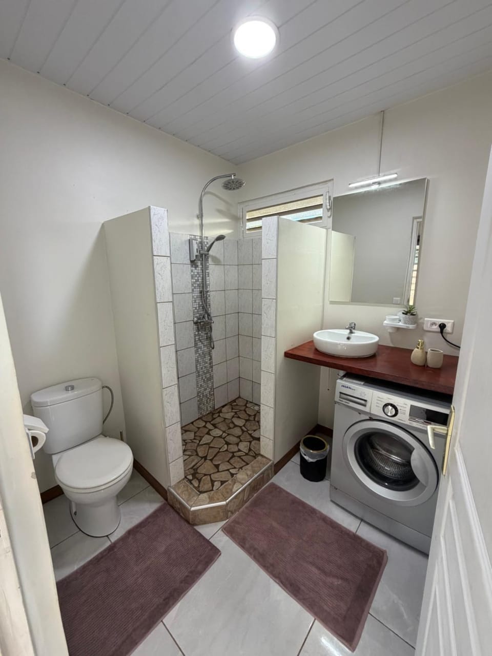Shower, Toilet, Bathroom, washing machine