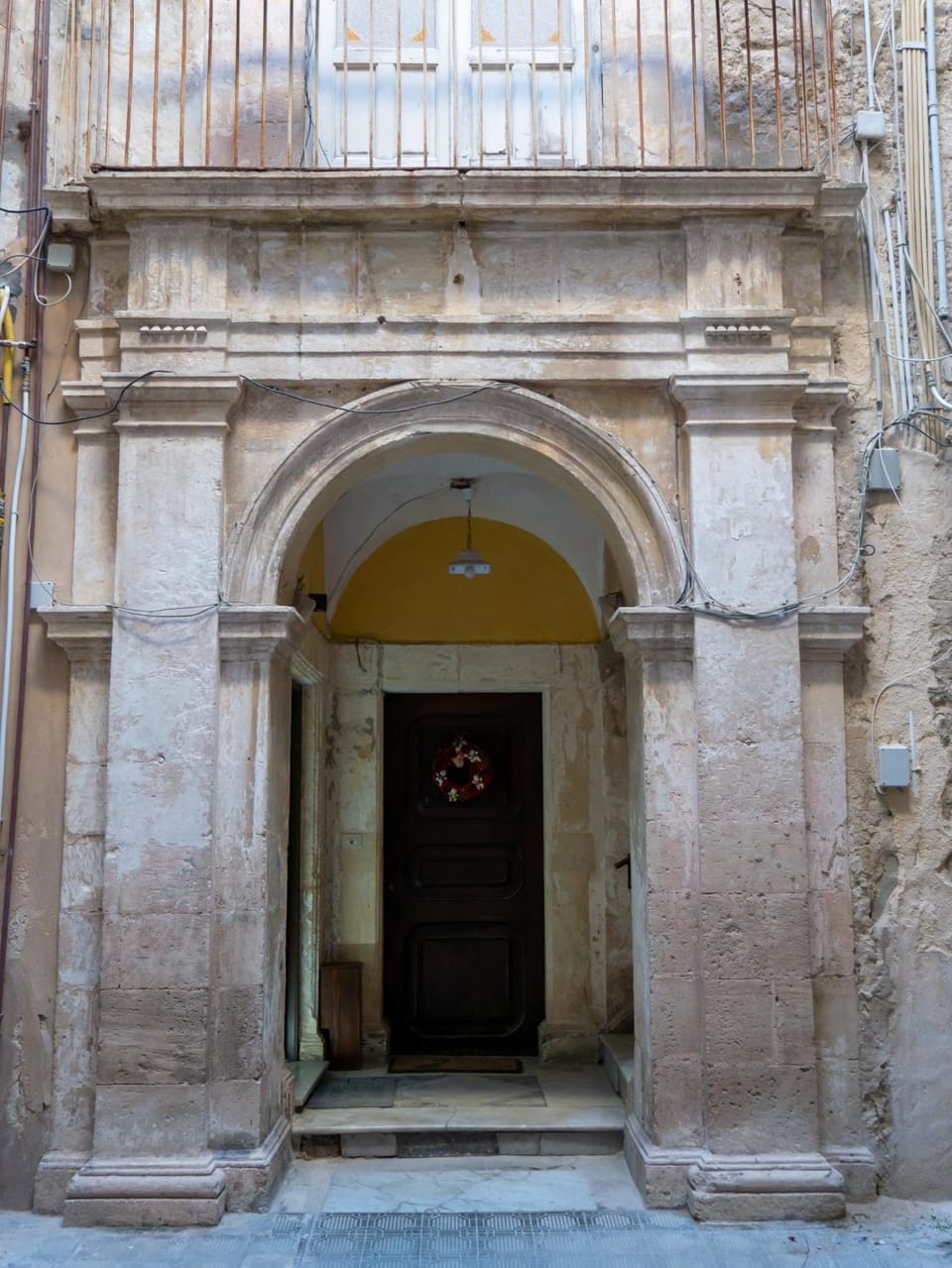 Patio, Facade/entrance, Quiet street view
