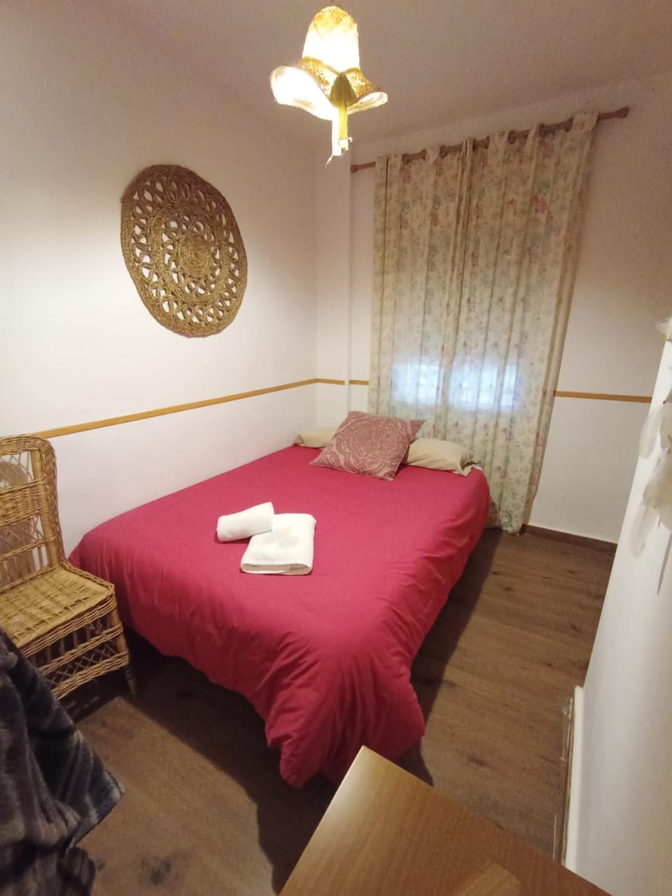 Bed, Bedroom, heating, wardrobe