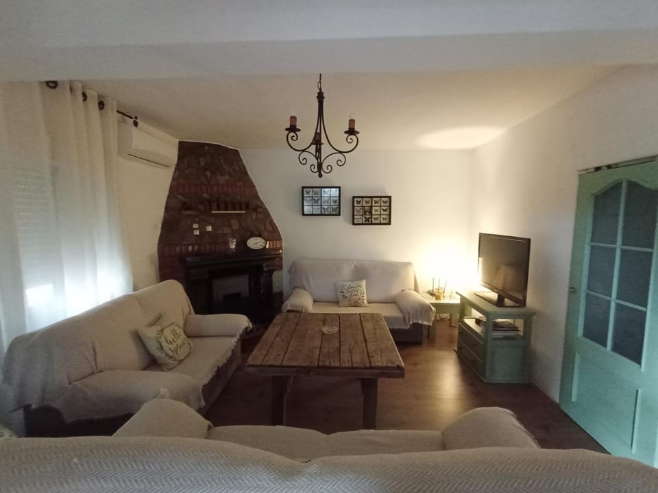 Communal lounge/ TV room, TV and multimedia, fireplace, air conditioner