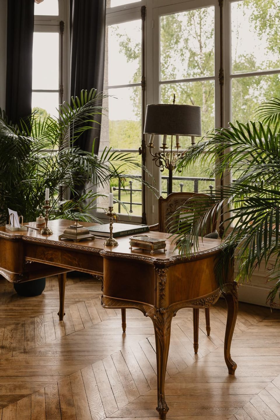 Living room, Business facilities, Garden view
