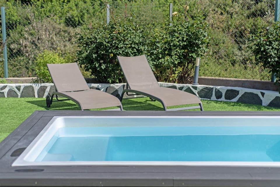 Property building, Living room, Swimming pool