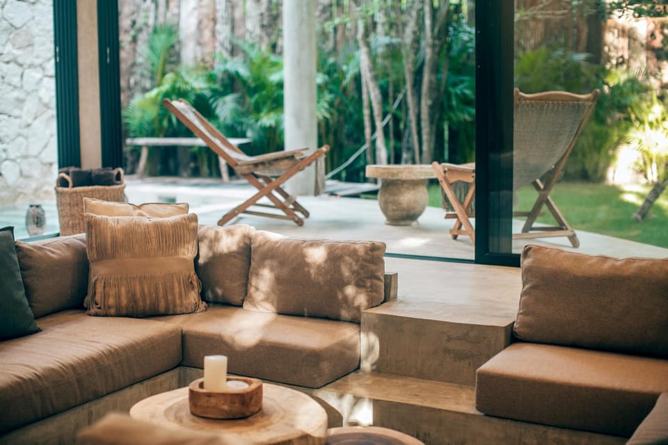 Patio, Garden, Living room, Seating area, Garden view