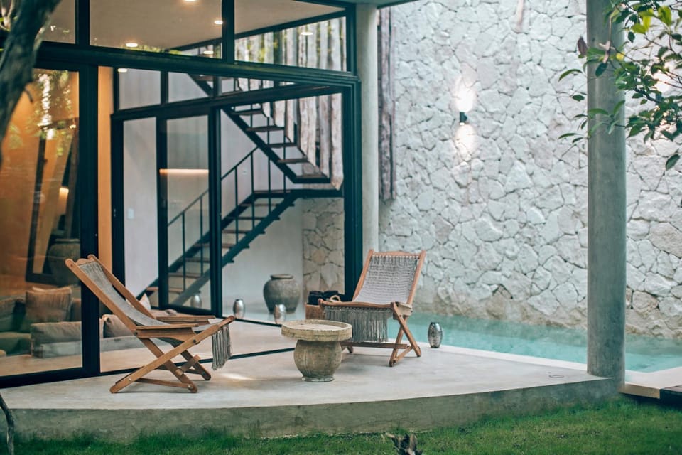 Property building, Patio, Garden, Pool view, Swimming pool, Swimming pool