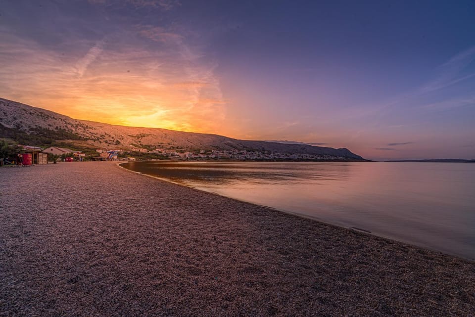 Natural landscape, Beach, Sunset