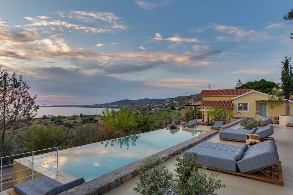 View (from property/room), Balcony/Terrace, Pool view, Swimming pool, sunbed