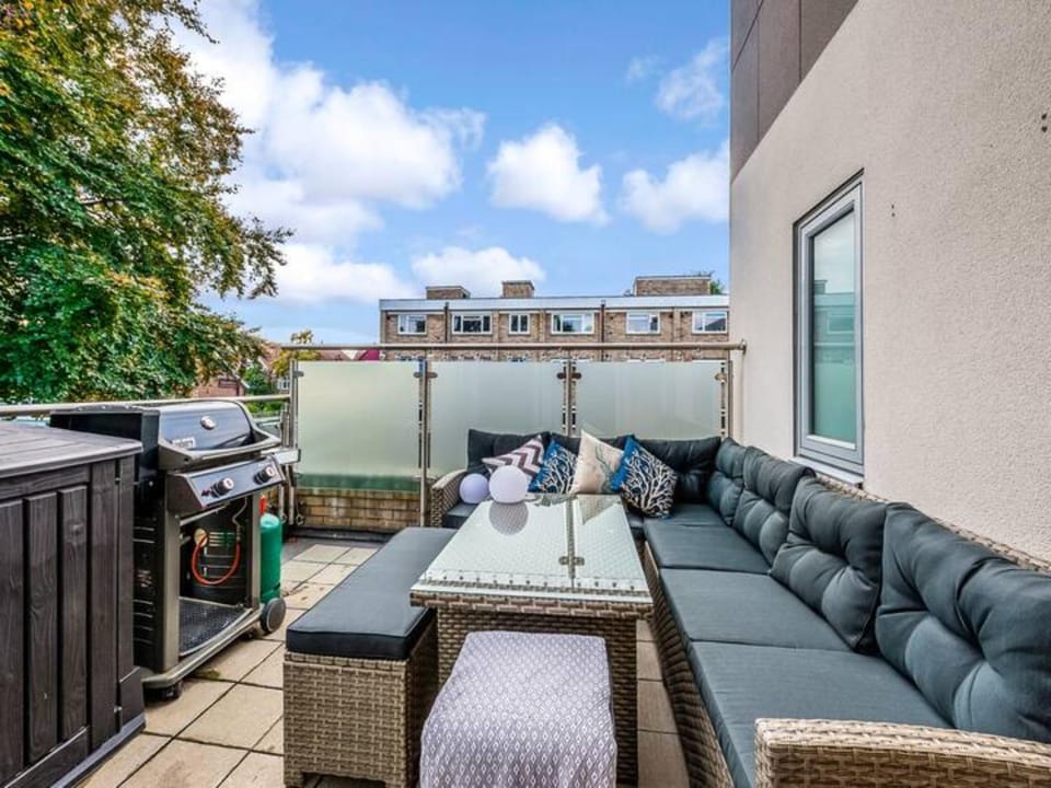Property building, Patio