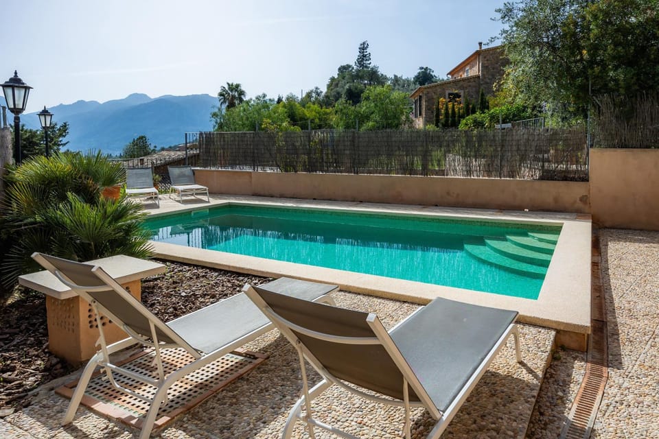 Property building, Living room, Swimming pool
