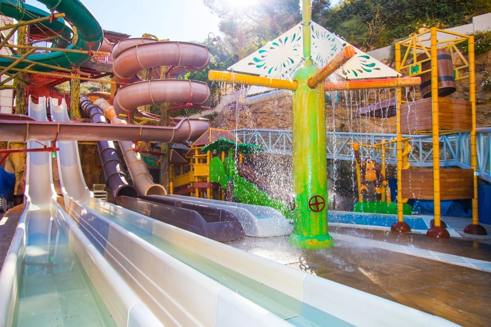 Natural landscape, Aqua park, Pool view, Swimming pool
