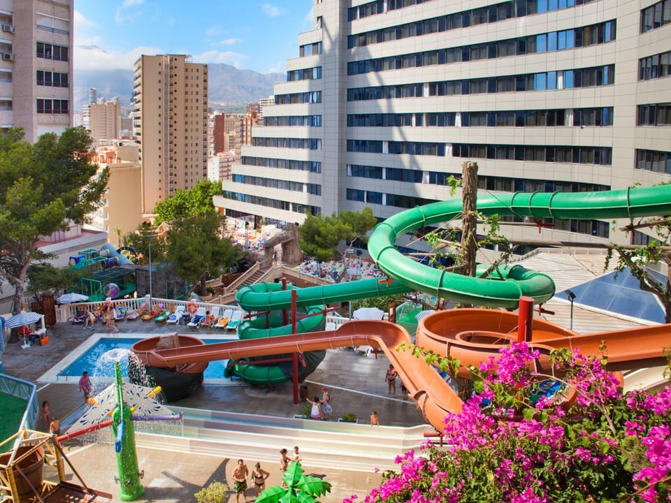 Day, Natural landscape, Children play ground, Aqua park, Evening entertainment, Pool view, Swimming pool