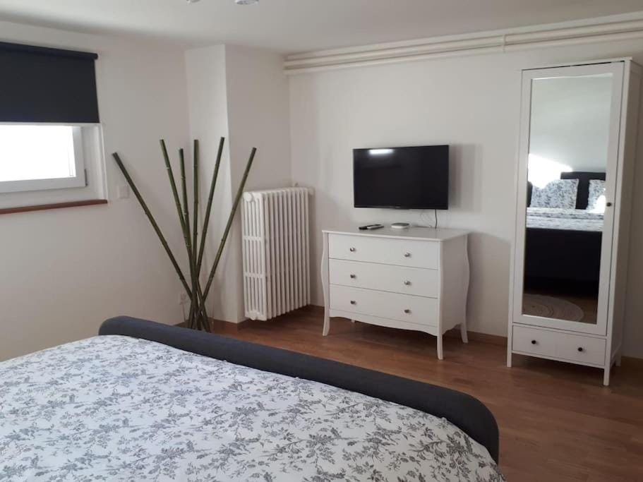 Bed, TV and multimedia, Photo of the whole room, Bedroom, hair dresser