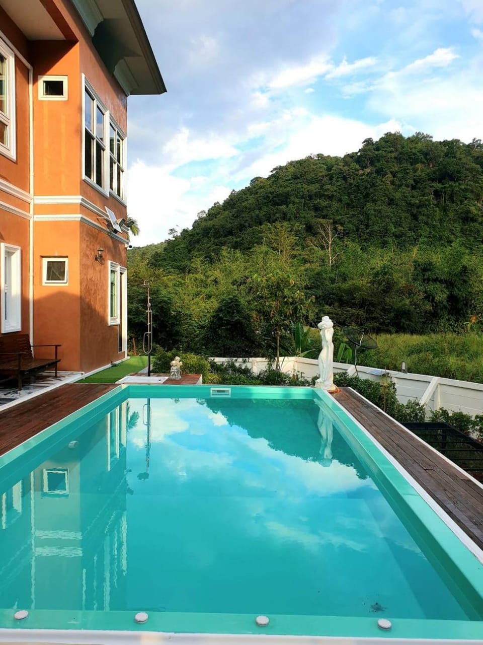 Day, Natural landscape, Mountain view, Pool view, Swimming pool