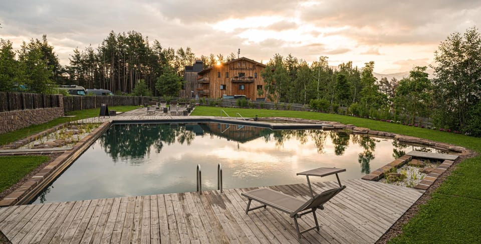 Property building, Living room, Swimming pool