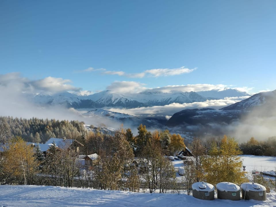 Day, Natural landscape, Winter, Mountain view
