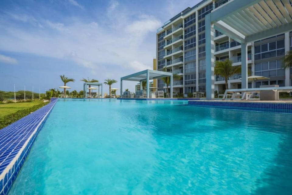 Property building, Pool view, Swimming pool