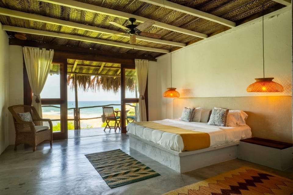 Bed, Balcony/Terrace, Bedroom, Sea view
