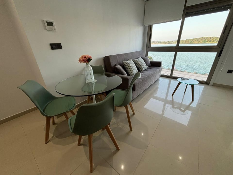 Living room, Sea view, kitchen