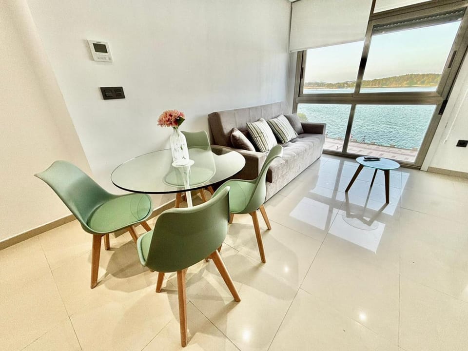 Living room, Dining area, Sea view