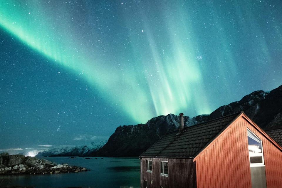 Property building, Night, Natural landscape, Mountain view