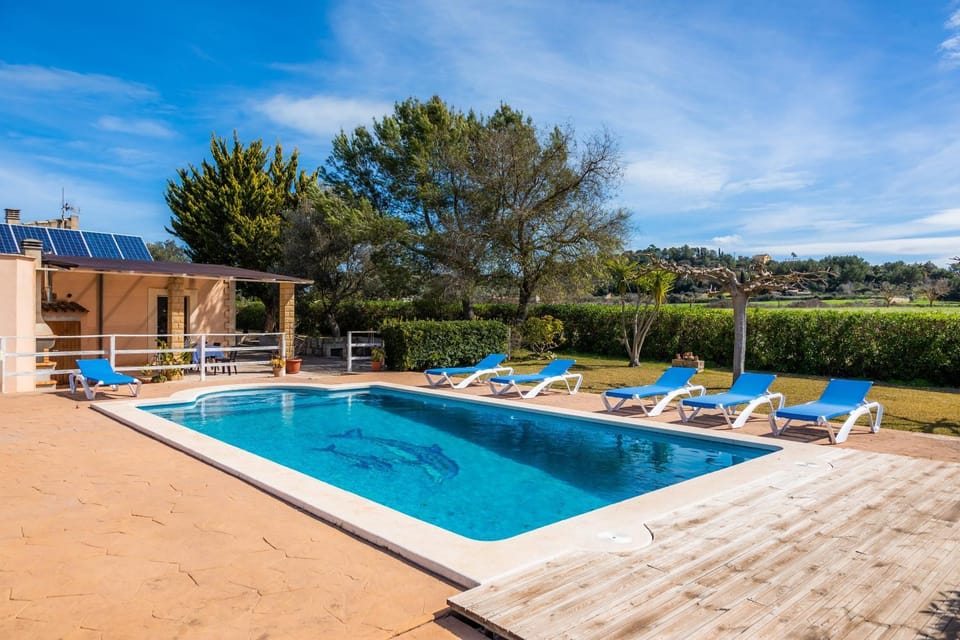 Property building, Living room, Swimming pool
