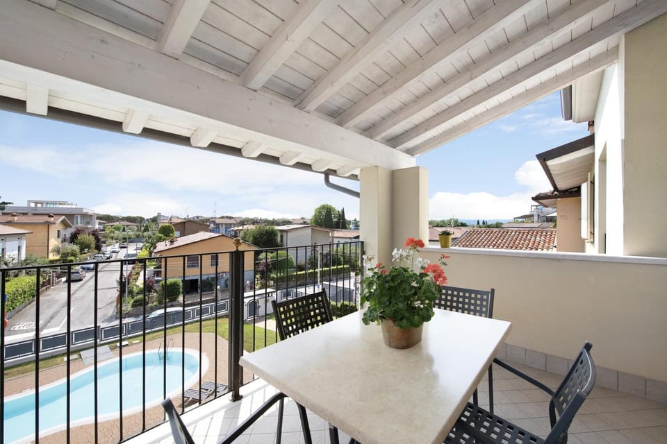 Property building, Living room, Swimming pool