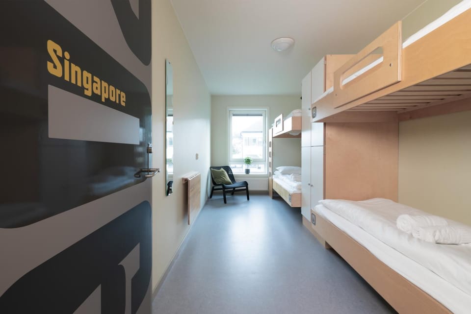 Photo of the whole room, Bedroom, bunk bed