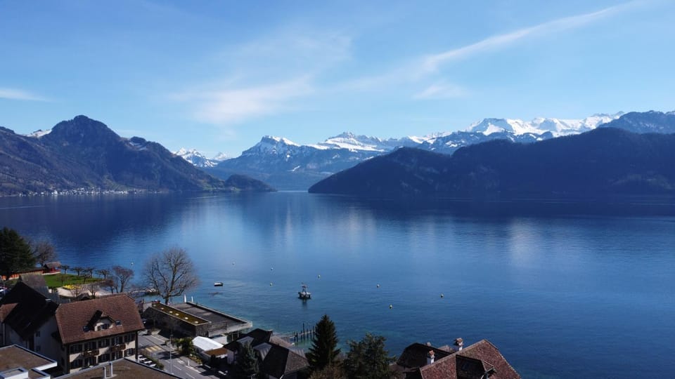 Day, Natural landscape, Lake view, Mountain view